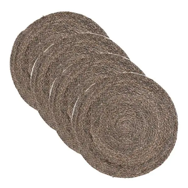 Circle bordbrikke 38 cm 4 stk lysgrå