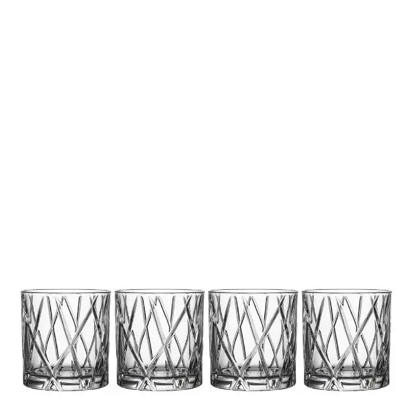 City DOF whiskyglass 34 cl 4 stk