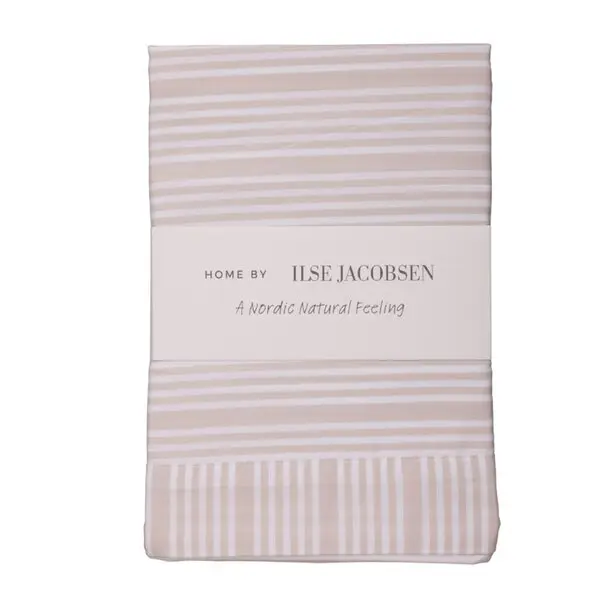 Bedding Collection putetrekk 50x70 cm 2 stk sand stripes