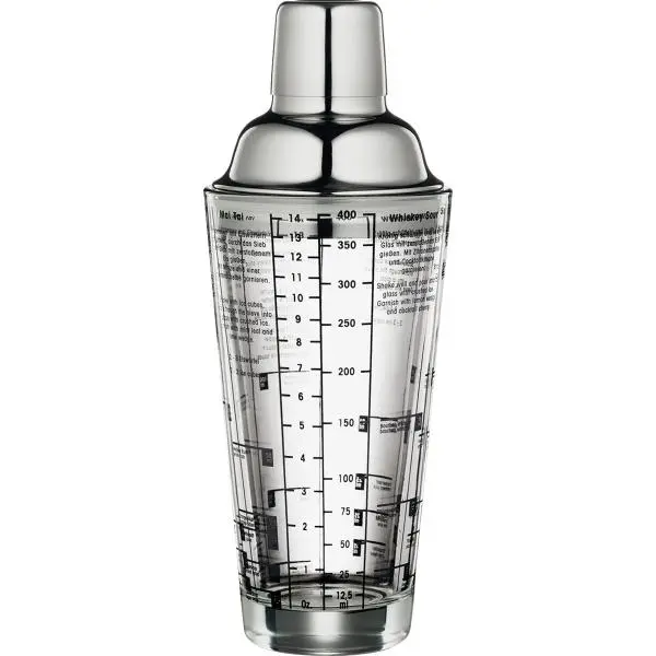 Cocktailshaker med oppskrifter på siden 400 ml