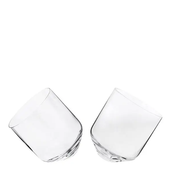 Rolling whiskyglass i krystall 36 cl 2 stk