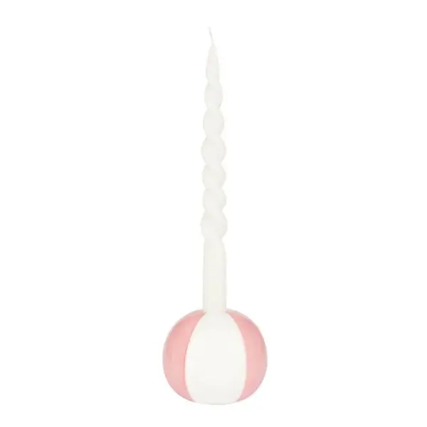 Floats lysestake 8 cm Beachball rosa