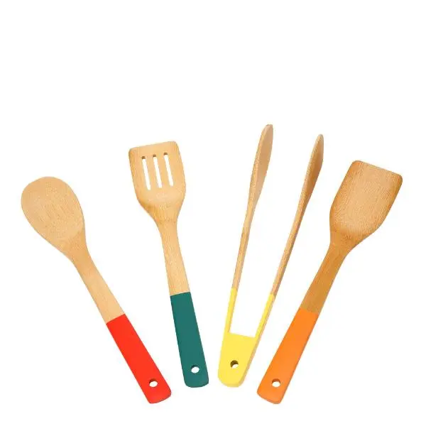 Wok redskapssett 4 deler bambus