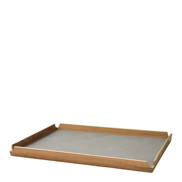 Airy teak brett large 37x47 cm nupo lys grå