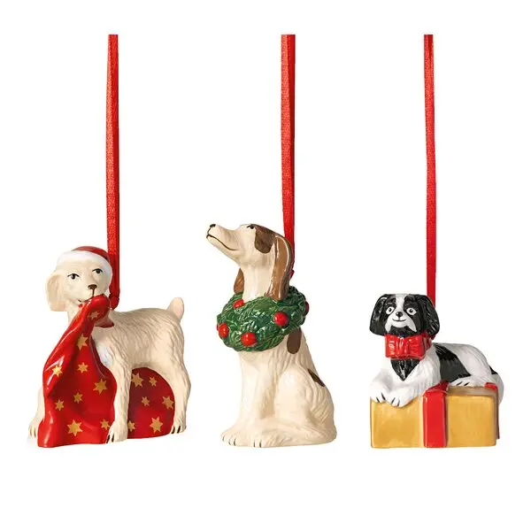 Nostalgic Ornaments hunder 3 deler