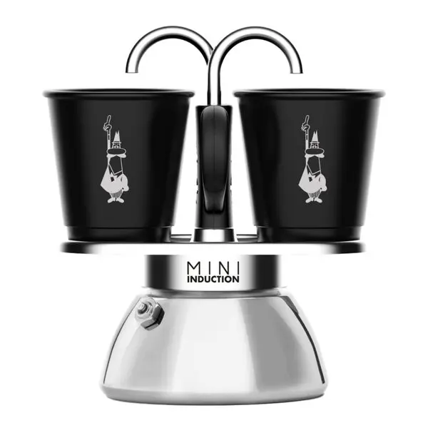 Mini Express espressokanne 2 kopper 100 ml stål