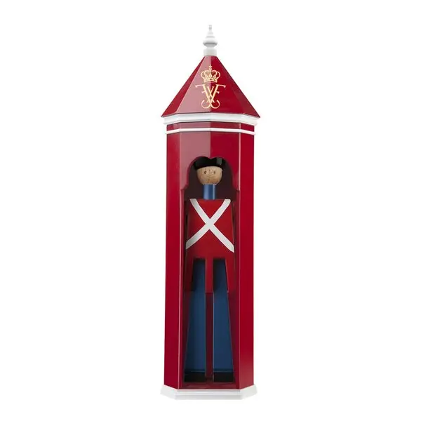Skilderhus Frederik 10 36 cm rød/hvit