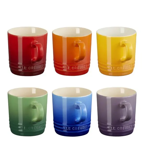 Rainbow kaffekrus 20 cl 6 stk