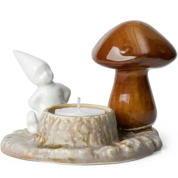 Christmas Tales telysestake 9,5 cm hvit