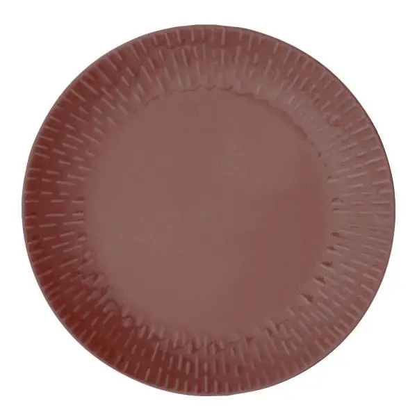 Confetti frokosttallerken 24 cm bordeaux