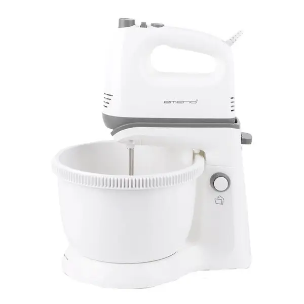 Håndmikser med bolle 3,4L HM-133014 400W hvit