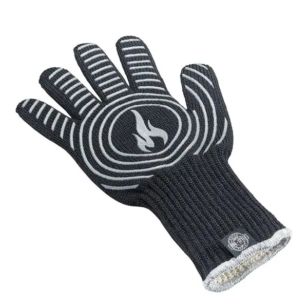 BBQ grillhanske 16,7x30,8 cm svart