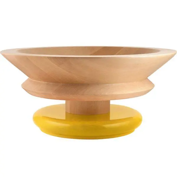 Centre bolle 30cm natur/gul