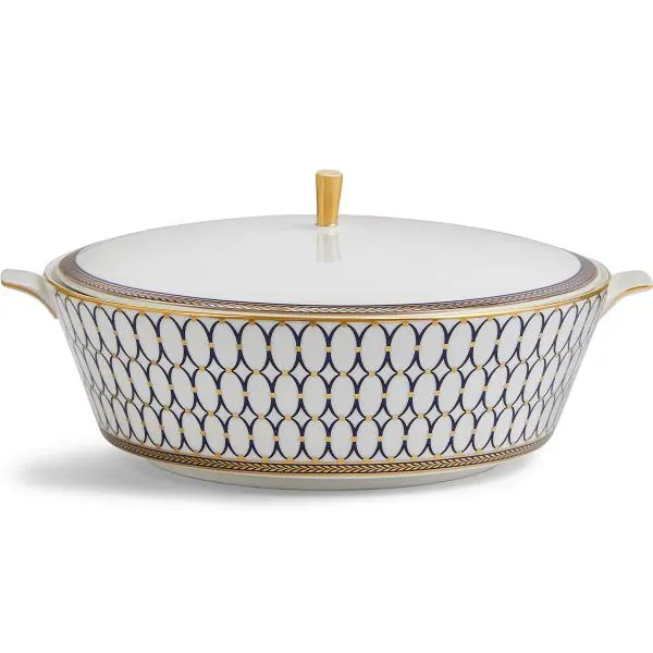 Renaissance Gold serveringsskål m/lokk 1,5L