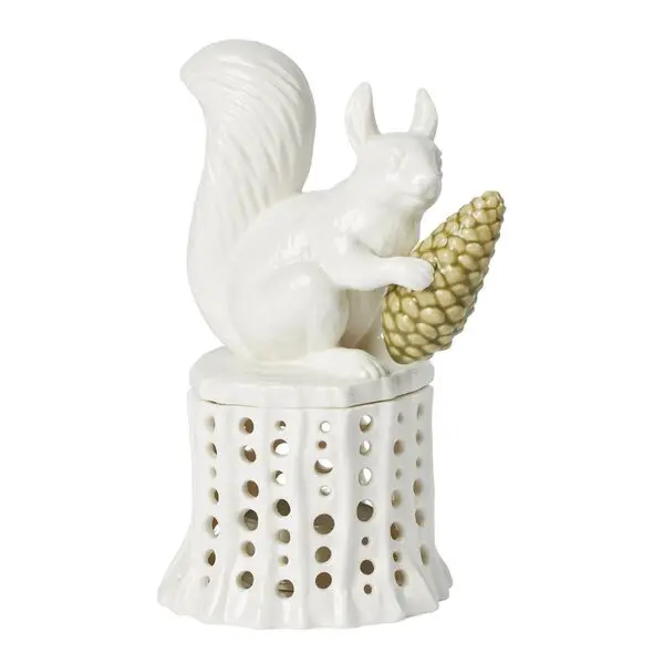 Winter Stories telysestake 15,8 cm squirrel on tree