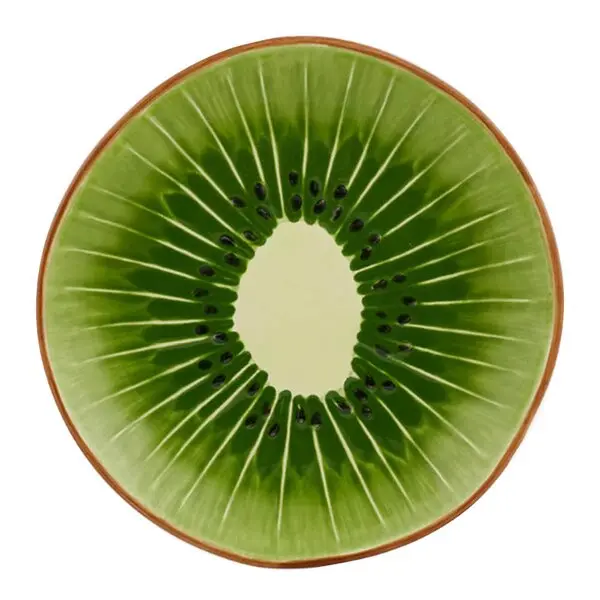 Tropical Fruits tallerken 22 cm kiwi grønn