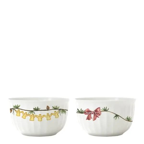 Hammershøi Christmas telyslykt 6,5 cm 2 stk