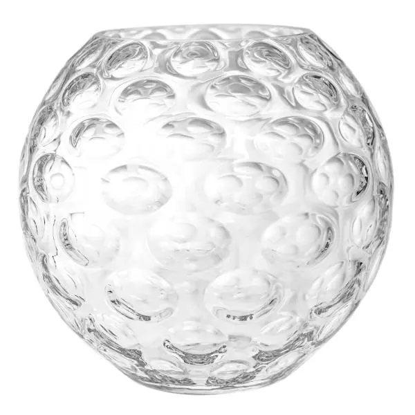 Kugel vase 18 cm klar