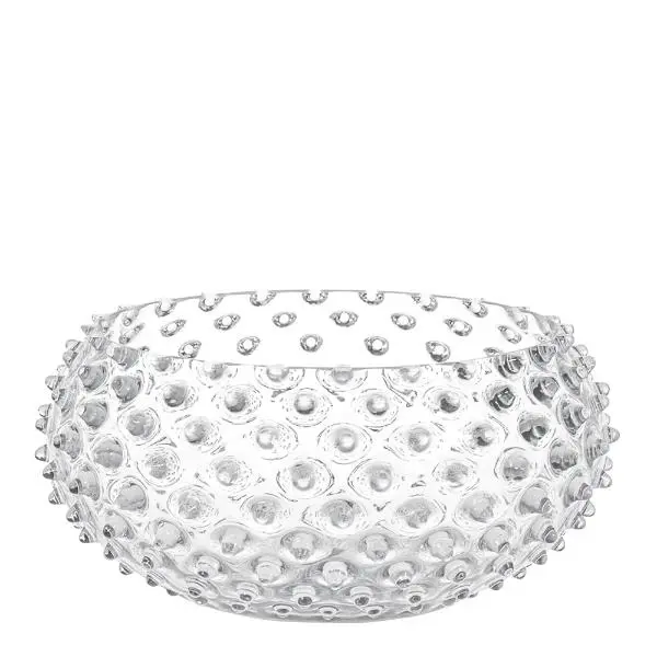 Hobnail skål 23 cm crystal