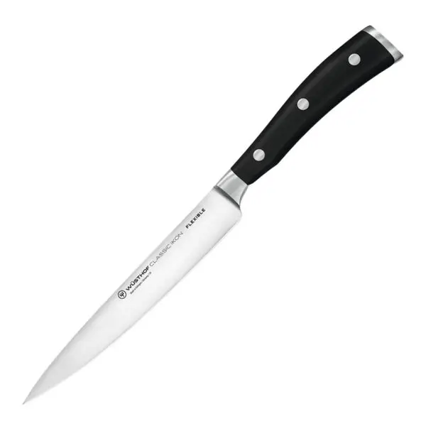 Classic Ikon filetkniv 16 cm fleksibelt blad svart