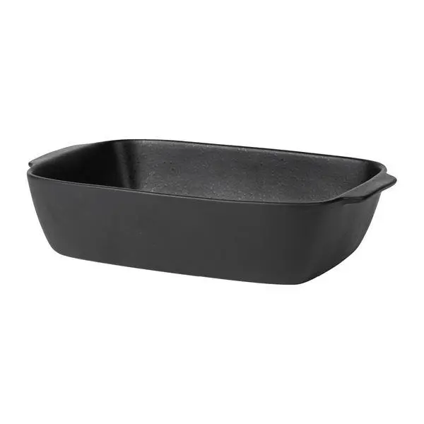 Vig ovnfast fat 33x20,5x7,5 cm antik svart
