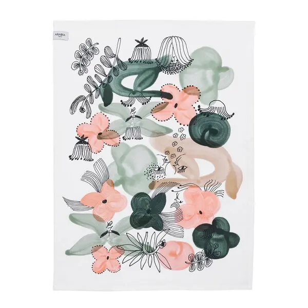 Kukkamaa kjøkkenhåndkle 50x70 cm grønn