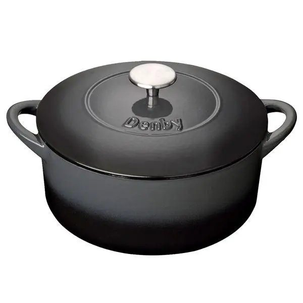 Halo støpejernsgryte 24 cm svart