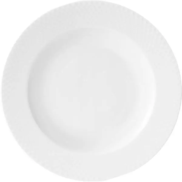 Rhombe dyp tallerken 23 cm hvit