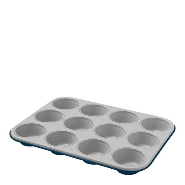 Xbake muffinsform 35 cm 12 stk blå