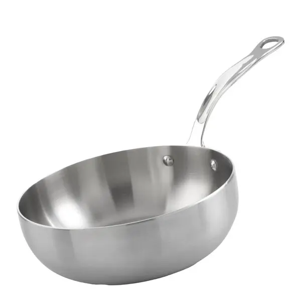 Traktørpanne 24 cm 2,0L rustfritt stål