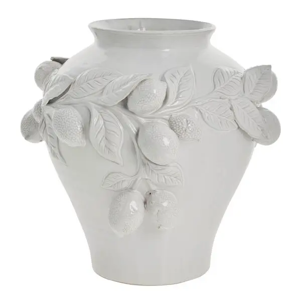 Limone vase 29 cm hvit