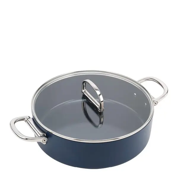 Space kasserolle m/lokk 28 cm 4,5L midnight blue