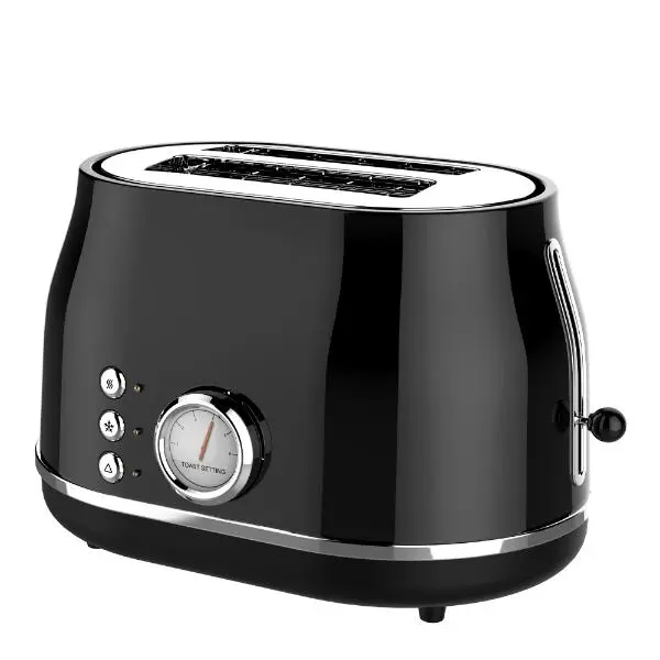 Premium Retro brødrister svart