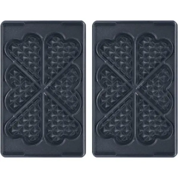 Snack toastjern plater Box 6: hjerte vaffler