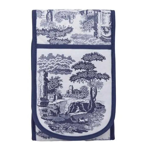 Blue Italian grytevott dobbel 18x88 cm blå/hvit