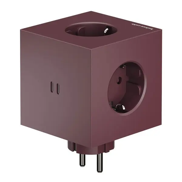 Square 2 Bauhaus Archiv USB-C 76x76 cm 30W Mulberry Red