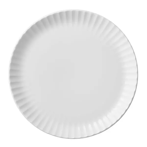 Bernadotte coupe tallerken 27,5 cm hvit