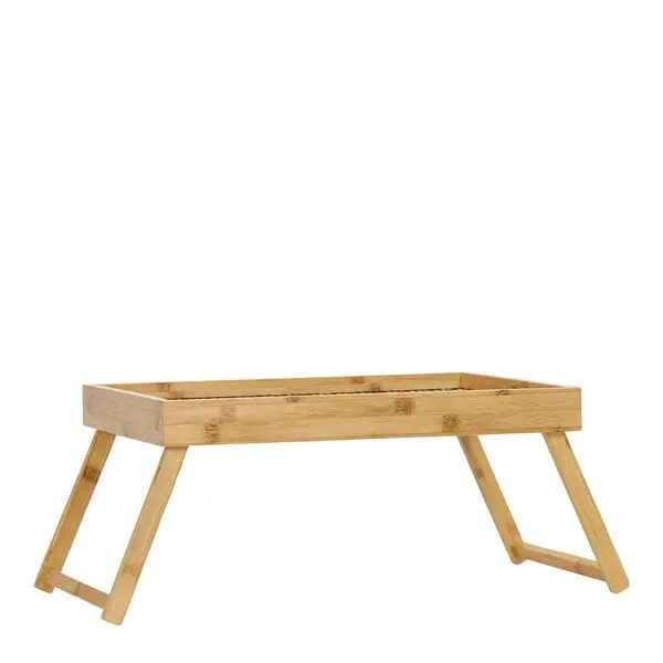 Tray sengebrett i bambus 50x35 cm svart