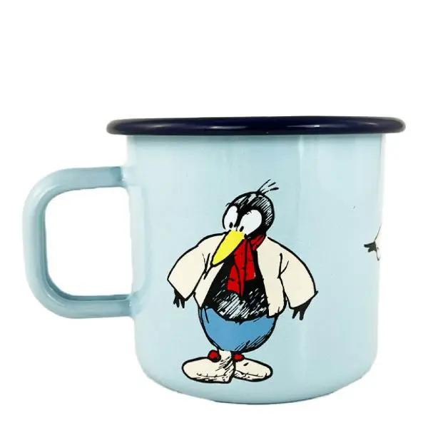 Emaljekopp 37 cl Solan blå