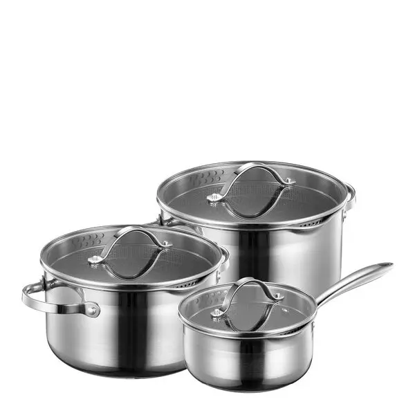 Optimal grytesett 3 deler 1,5/3,2/4,6L keramisk