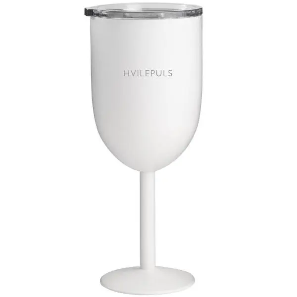 Termo vinglass hvilepuls 40 cl hvit
