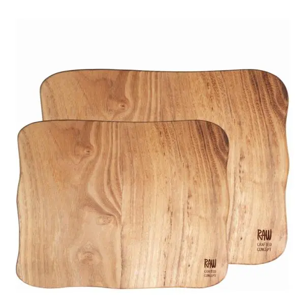 RAW Teak skjærebrett sett 2 stk