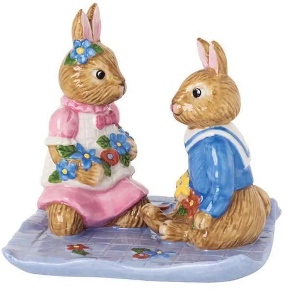 Bunny Tales Piknik figur 8x8 cm