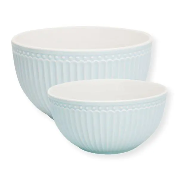 Everyday Alice serveringsskål sett 2 deler pale blue