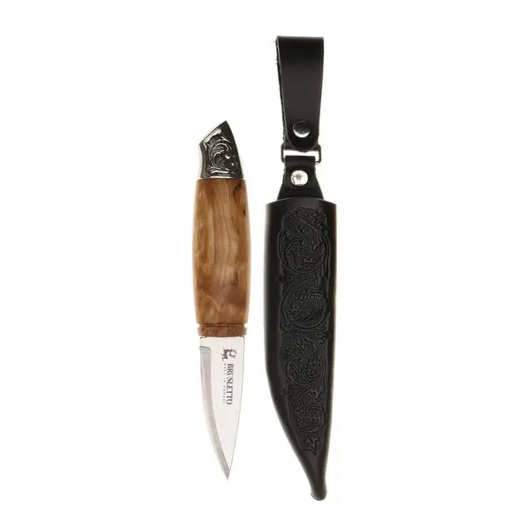 Renessanse bunadskniv 19 cm masurbjørk