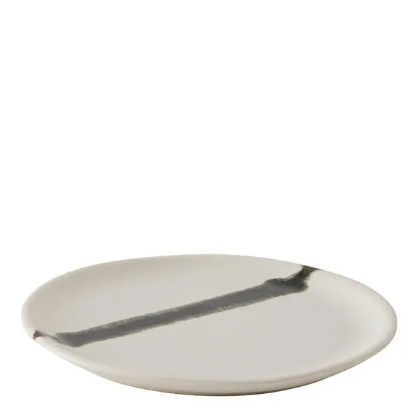 Toledo asjett 17,5 cm hvit/svart/grønn