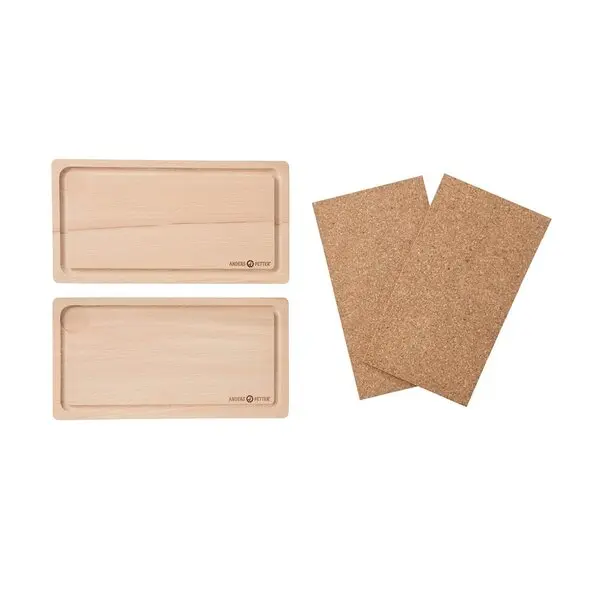 Classic biffplanke 31,5x16,5 cm 2 stk bøk