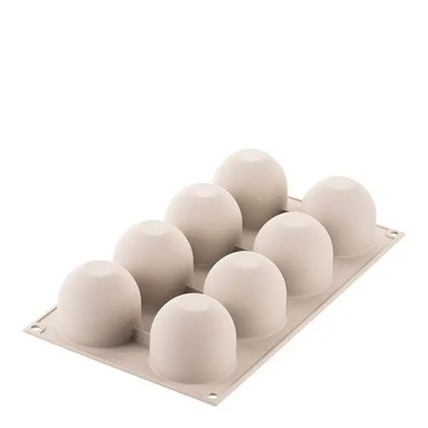 Silikonform puff 8 stk 6,2x5,2 cm