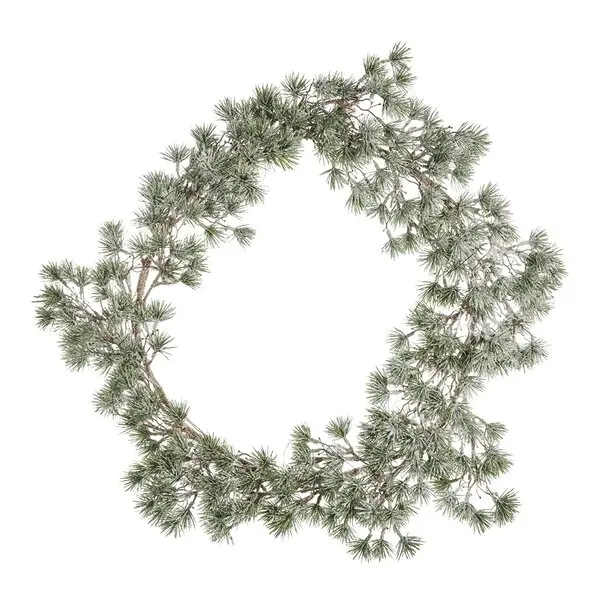 Vintia krans 55x10 cm grønn/hvit