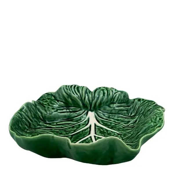 Cabbage serveringsfat 26x25 cm kål grønn